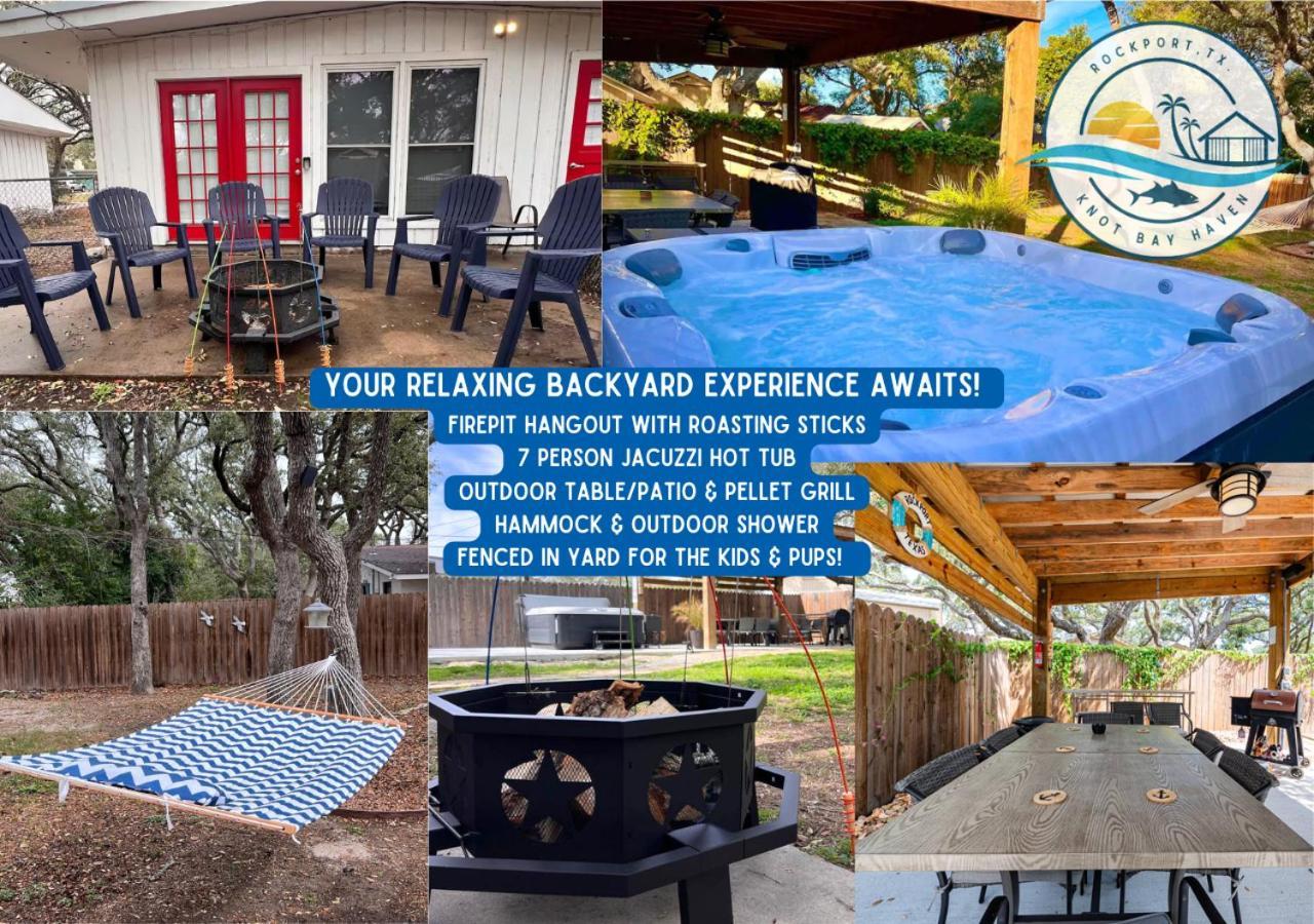 Вилла Knot Bay Haven, Dog Friendly, Hot Tub, Fenced Yard, Patio And Grill, 3 Br Рокпорт Экстерьер фото